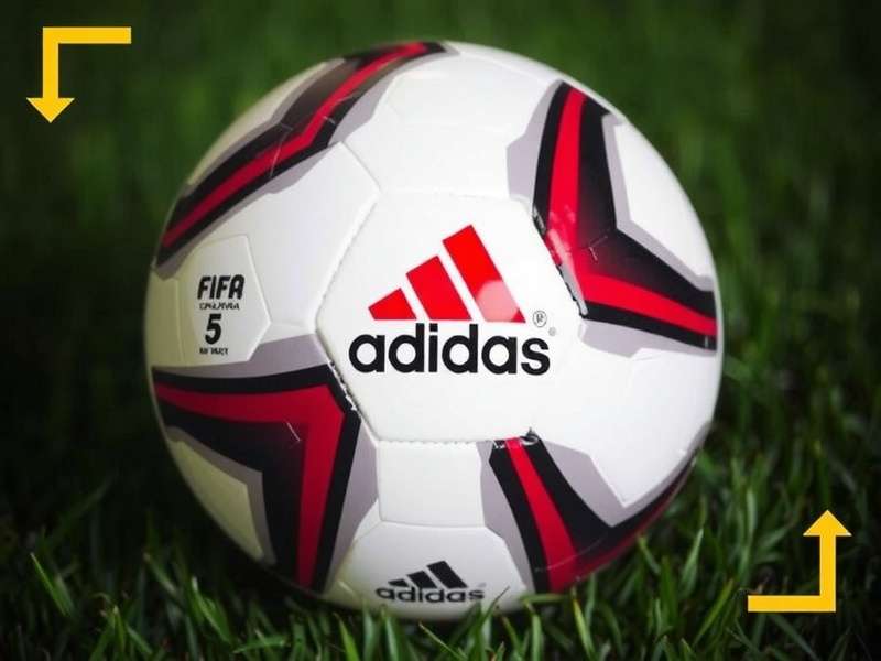 Adidas Fifa Soccer Ball Size 5 on green grass field