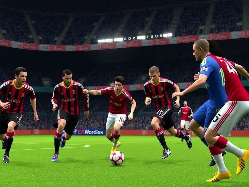 FIFA Soccer 12 PSP Gameplay action shot featuring a dramatic match moment with Indian stadium atmosphere