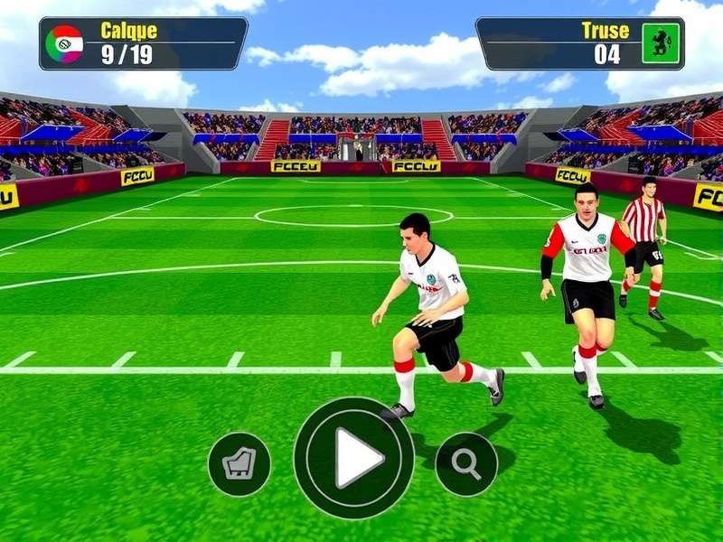 FIFA Soccer 95 classic cover art with football and stadium background